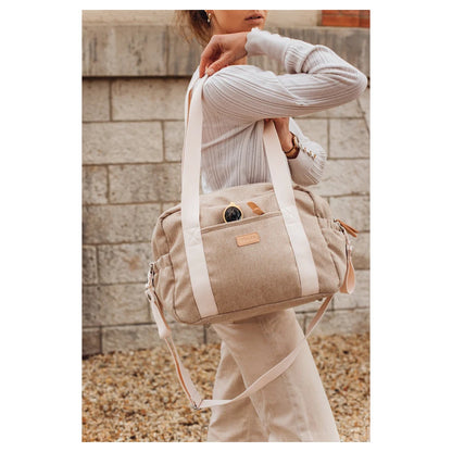 Beaba Paris Diaper Changing Bag (Eco Clay)
