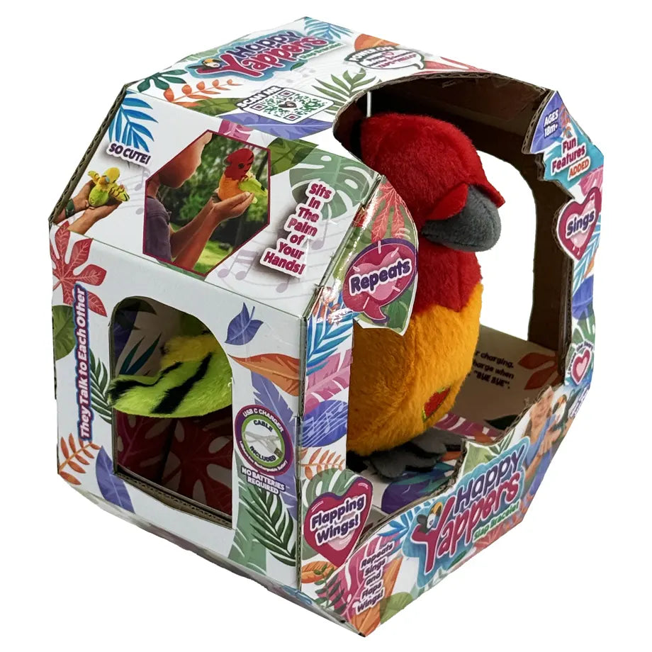 Happy Yappers (Parkeet Orange)