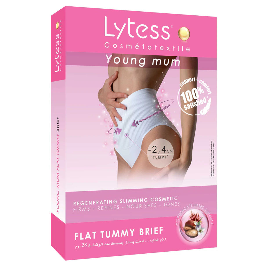 Lytess Young Mum Flat Tummy Breif (Black)