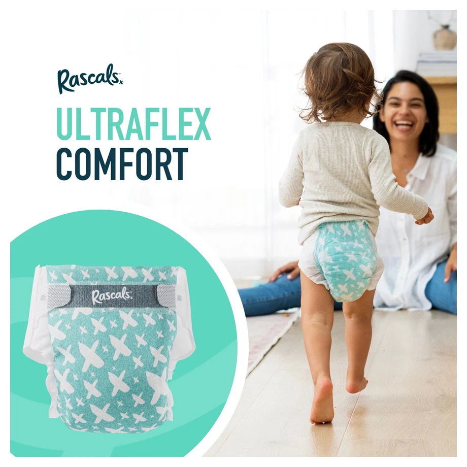 Rascals Premium Baby Diapers (4–8 kg, 48 Count)