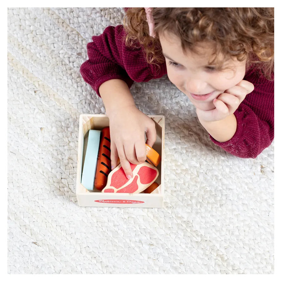 Melissa and Doug Wooden Food Groups Play Set - Protein