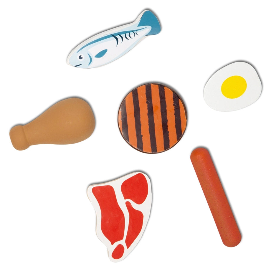 Melissa and Doug Wooden Food Groups Play Set - Protein