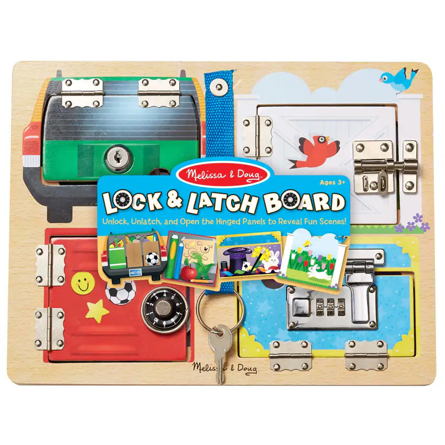 Melissa and Doug Locks & Latches Board Melissa and Doug Locks & Latches Board