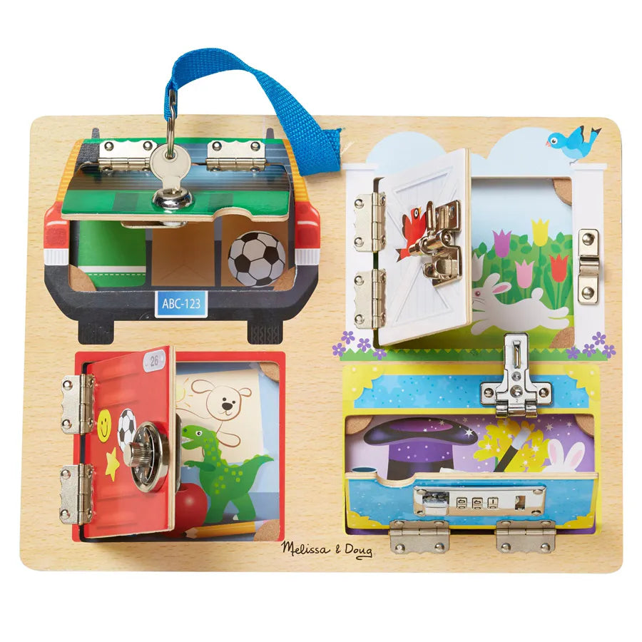 Melissa and Doug Locks & Latches Board Melissa and Doug Locks & Latches Board