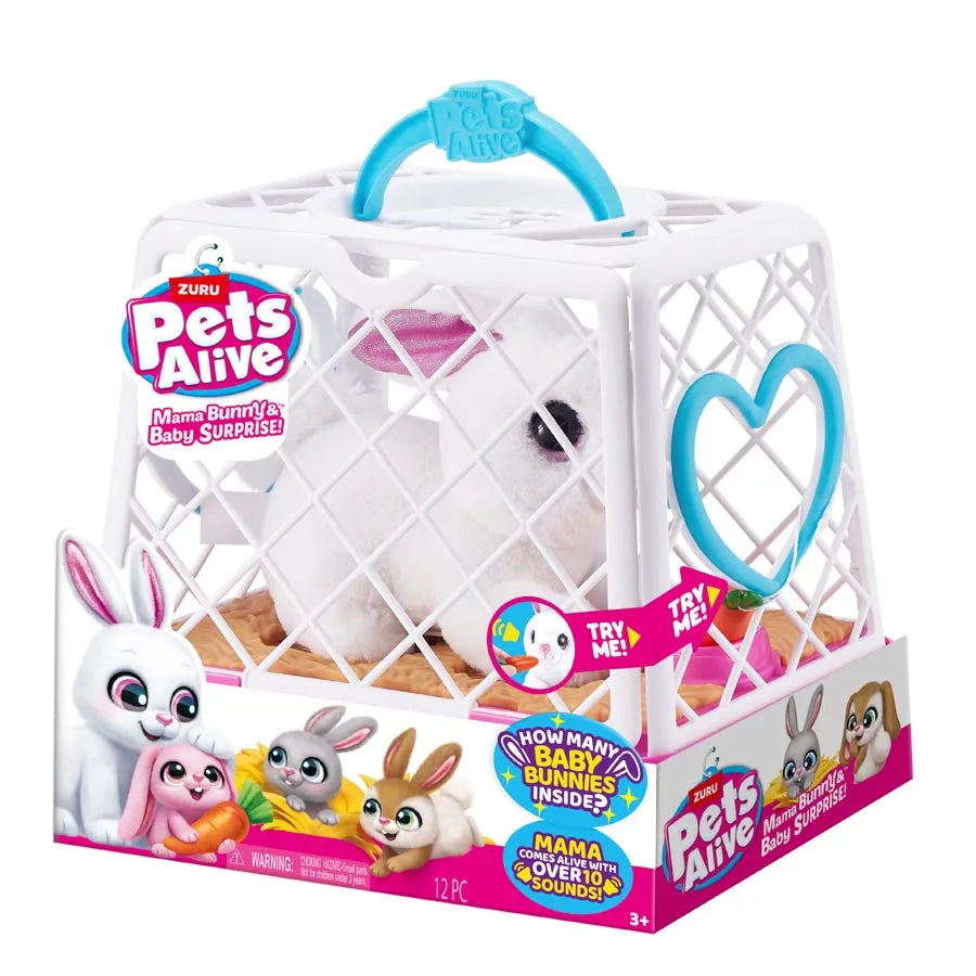 مفاجأة أم وطفل من Zuru Pets Alive - السلسلة 1 مفاجأة أم وطفل من Zuru Pets Alive - السلسلة 1