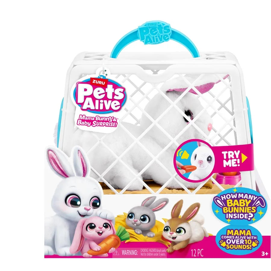 مفاجأة أم وطفل من Zuru Pets Alive - السلسلة 1 مفاجأة أم وطفل من Zuru Pets Alive - السلسلة 1