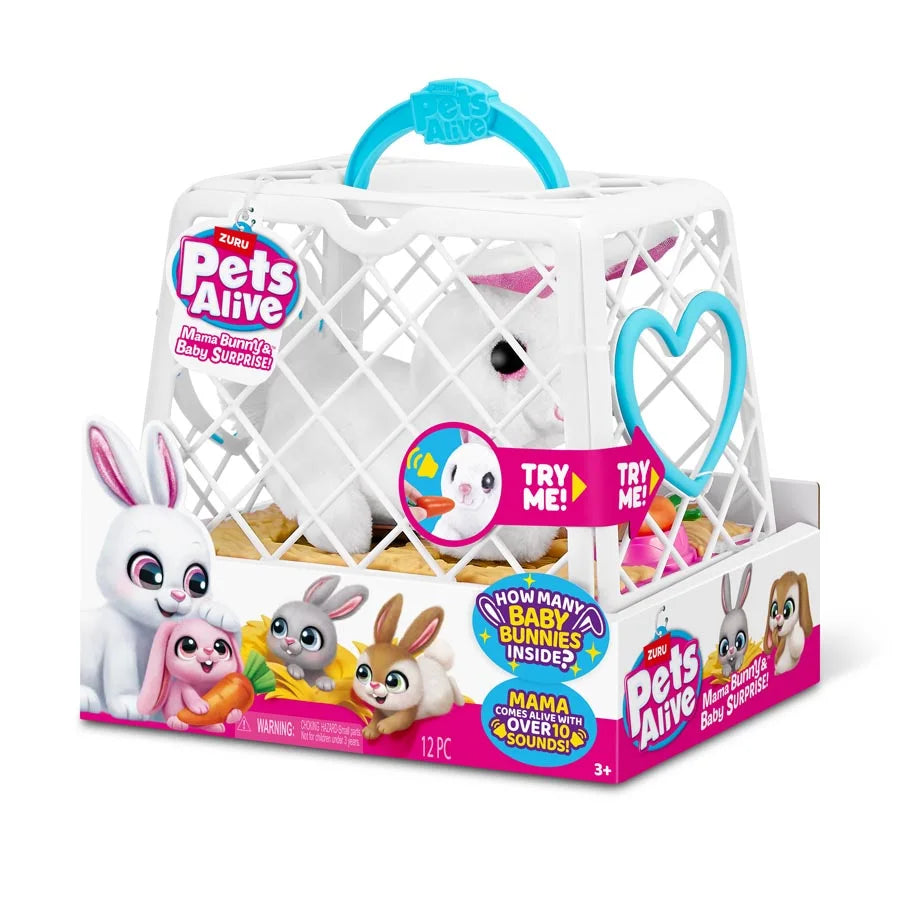 مفاجأة أم وطفل من Zuru Pets Alive - السلسلة 1 مفاجأة أم وطفل من Zuru Pets Alive - السلسلة 1