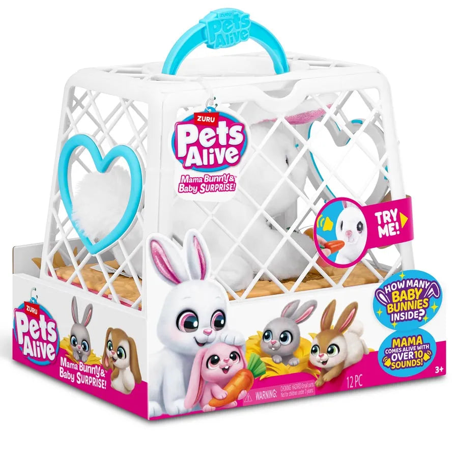 مفاجأة أم وطفل من Zuru Pets Alive - السلسلة 1 مفاجأة أم وطفل من Zuru Pets Alive - السلسلة 1