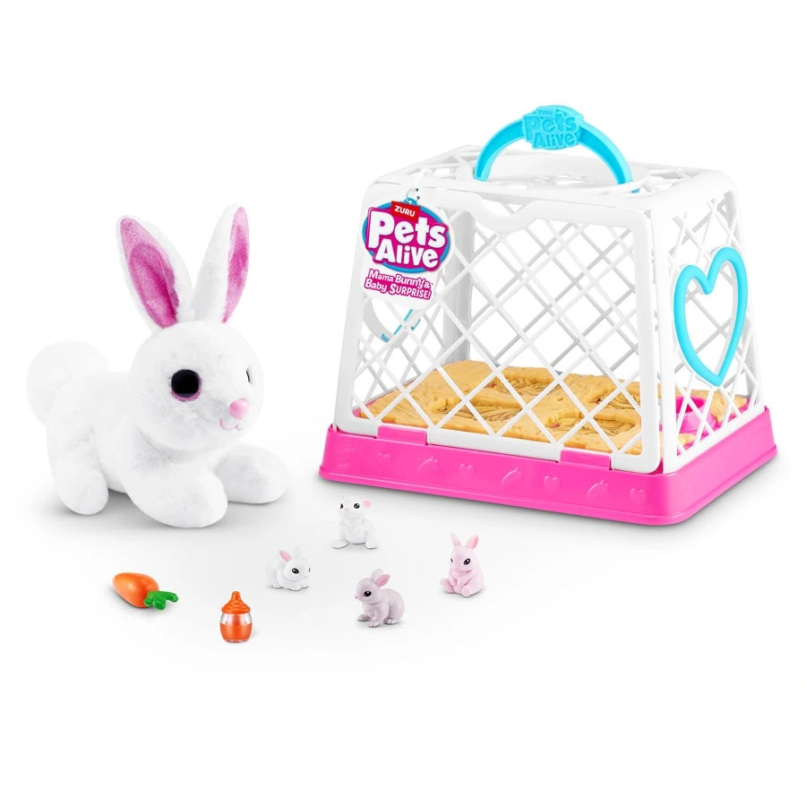 مفاجأة أم وطفل من Zuru Pets Alive - السلسلة 1 مفاجأة أم وطفل من Zuru Pets Alive - السلسلة 1