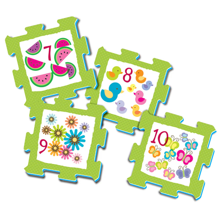 Sunta Numbers & Objects Puzzle Mat 24pcs Sunta Numbers & Objects Puzzle Mat 24pcs