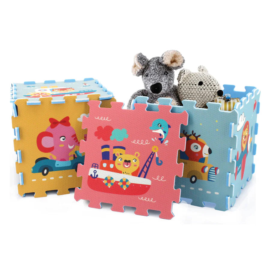 Sunta Transportation & Animals Puzzle Mat 9pcs Sunta Transportation & Animals Puzzle Mat 9pcs
