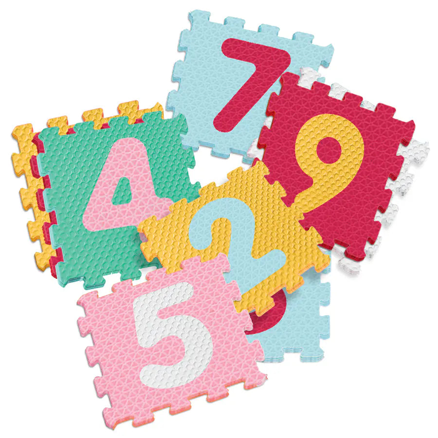 سجادة ألغاز للأطفال من Sunta Mix Textured Numbers، 9 قطع سجادة ألغاز للأطفال من Sunta Mix Textured Numbers، 9 قطع