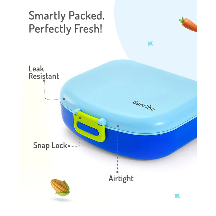 Bonfino Lunch Box 1300ml (Blue)