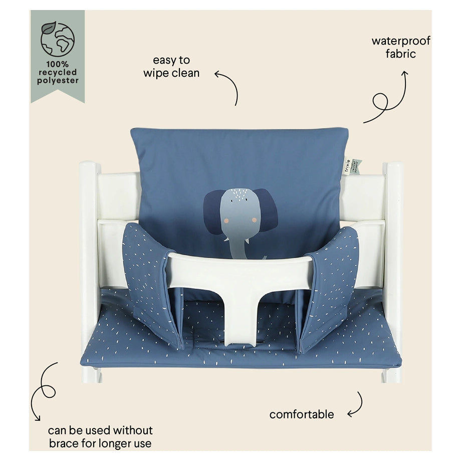 Trixie Waterproof High Chair Cushion (Mrs. Elephant)