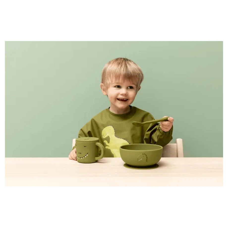Trixie Silicone Feeding Spoon Pack of 2 (Mr Dino)