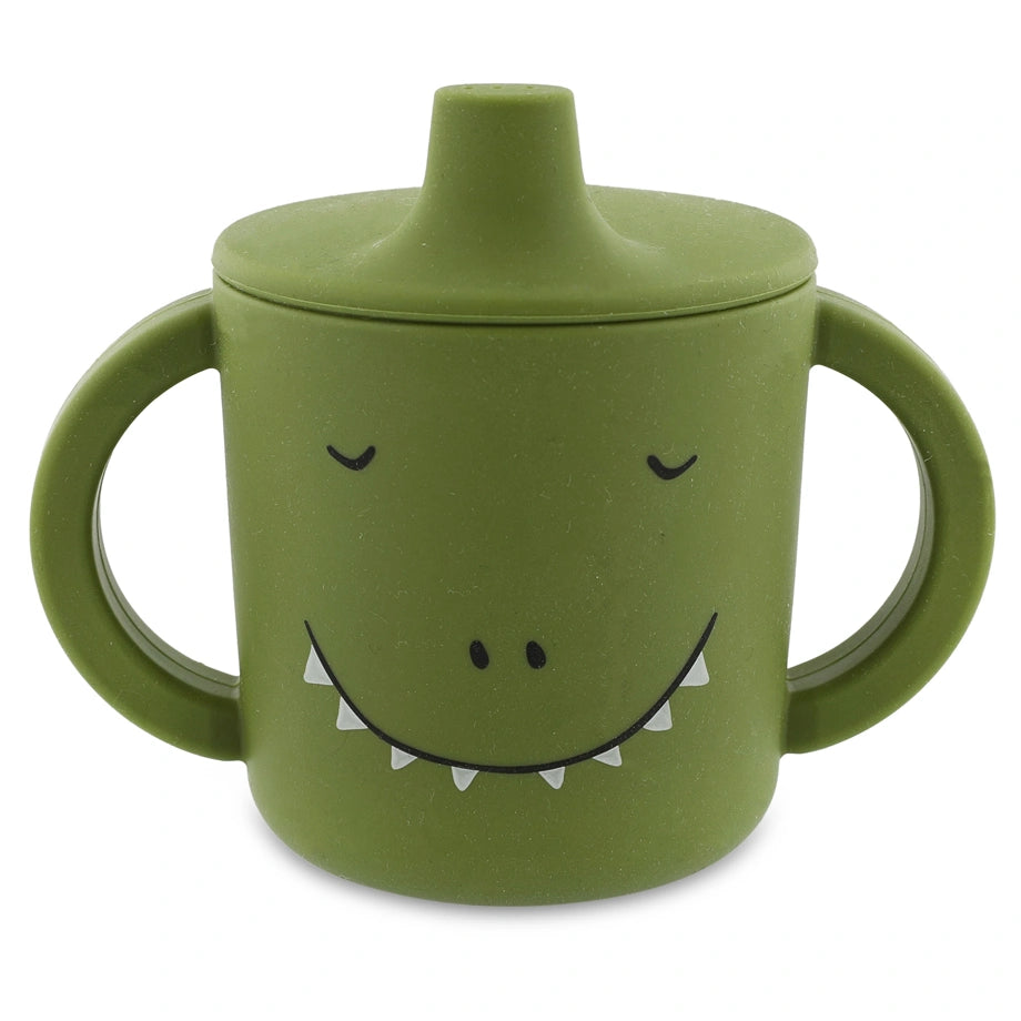 Trixie Silicone Sippy Cup with Handles 200ml (Mr. Dino)