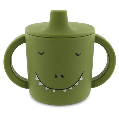 Trixie Silicone Sippy Cup with Handles 200ml (Mr. Dino)
