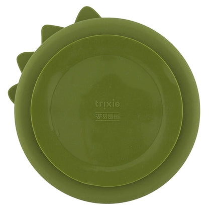 Trixie Silicone Divided Plate with Suction (Mr Dino)