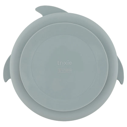 Trixie Silicone Divided Plate with Suction (Mr Shark)