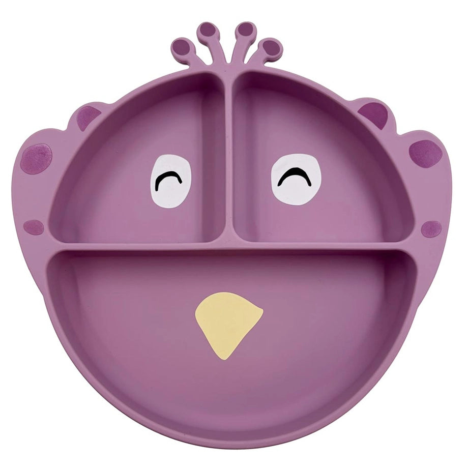 Trixie Silicone Divided Plate with Suction (Mrs. Peacock)