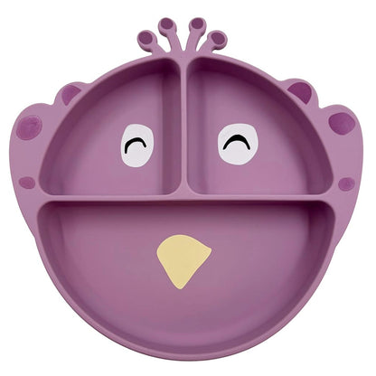 Trixie Silicone Divided Plate with Suction (Mrs. Peacock)