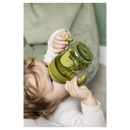 Trixie 360° Learning Cup with Handles 240ml (Mr. Dino)
