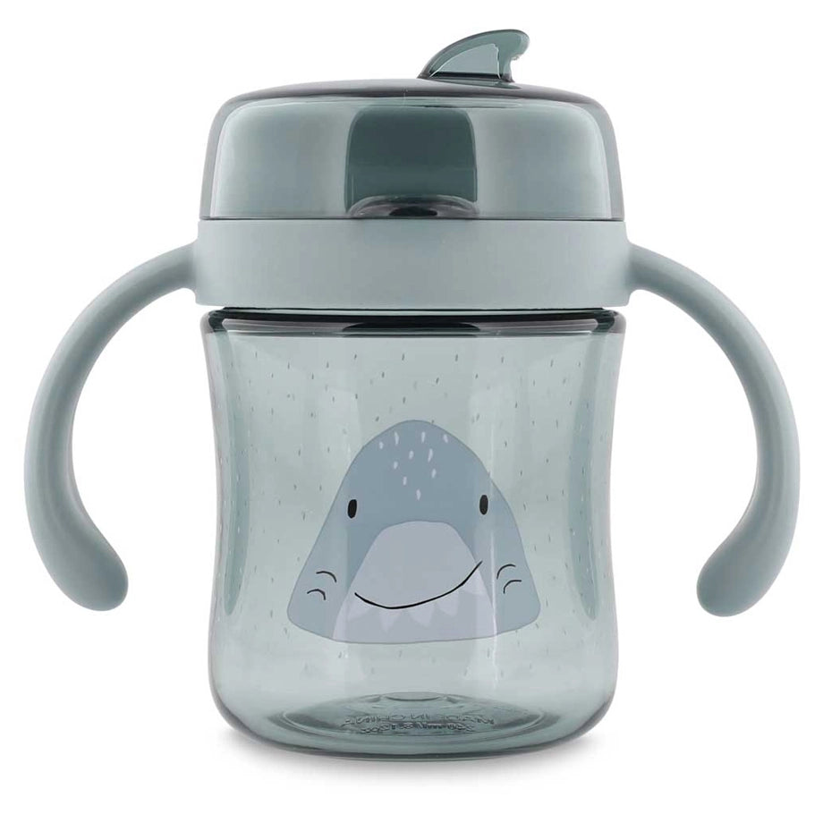 Trixie 360° Learning Cup with Handles 240ml (Mr. Shark)