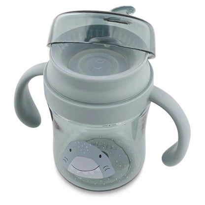 Trixie 360° Learning Cup with Handles 240ml (Mr. Shark)