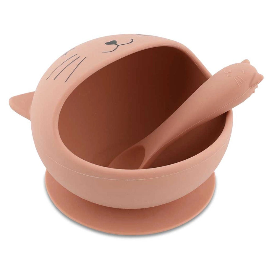Trixie First Baby Silicone Meal Set (Mrs. Cat)