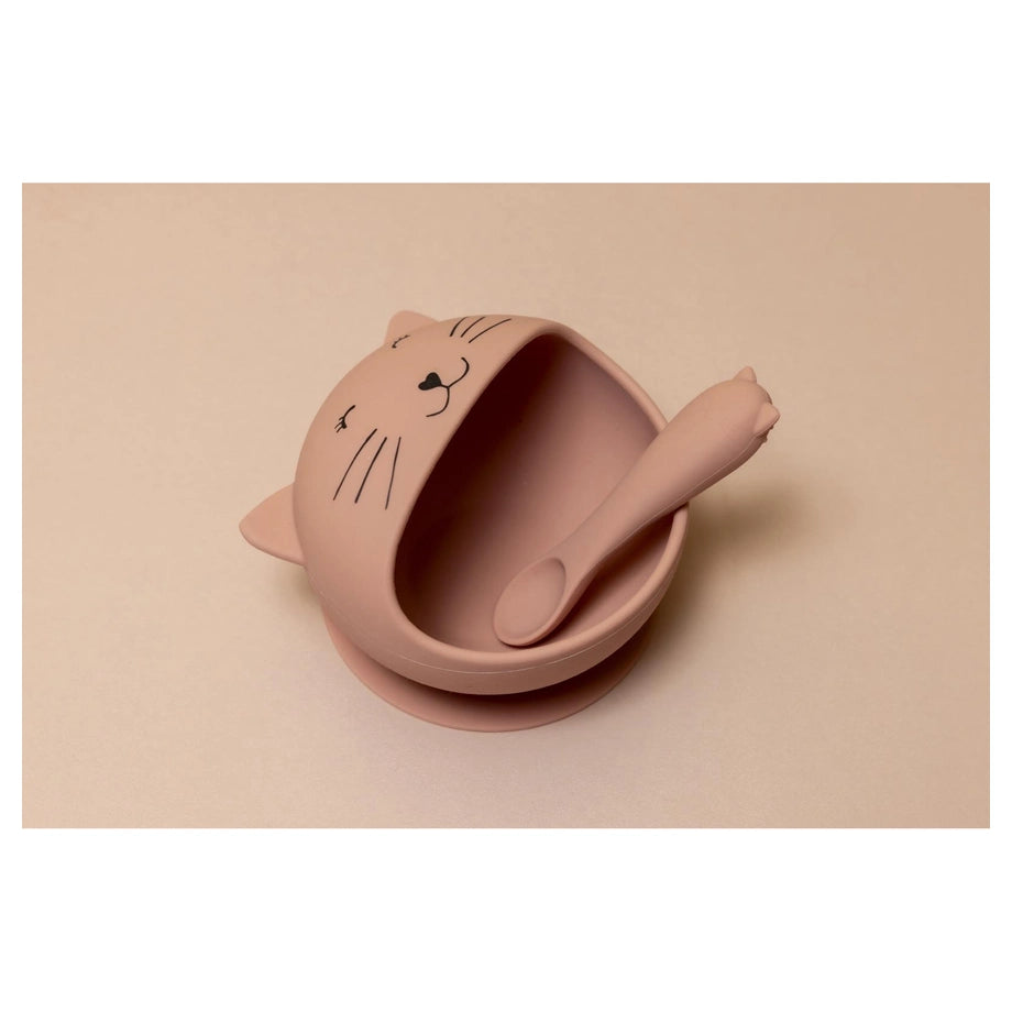 Trixie First Baby Silicone Meal Set (Mrs. Cat)