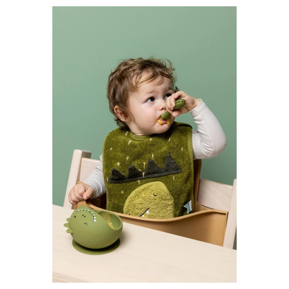 Trixie First Baby Silicone Meal Set (Mr. Dino)