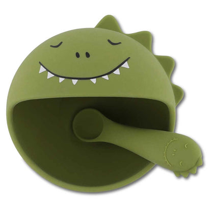 Trixie First Baby Silicone Meal Set (Mr. Dino)