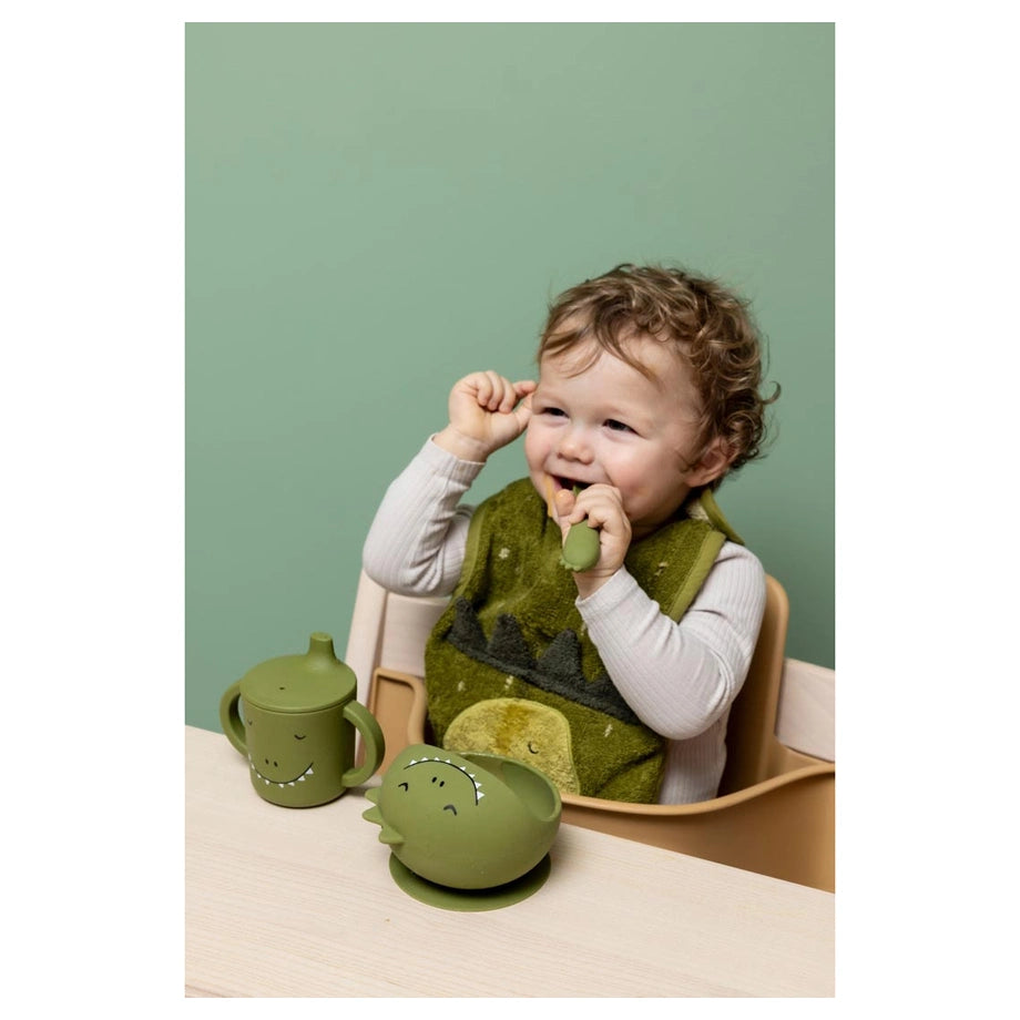Trixie First Baby Silicone Meal Set (Mr. Dino)