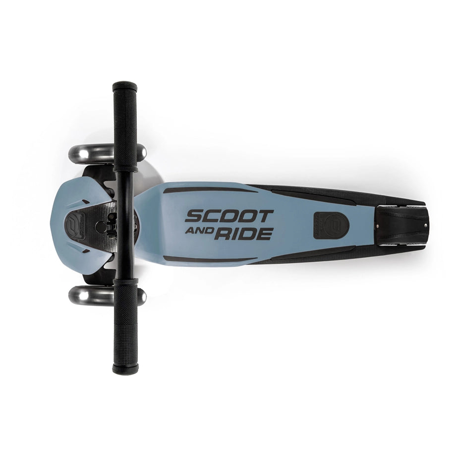 Scoot & Ride Highwaykick 5 LED (Steel)