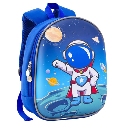Bonfino Astronaut Themed School Bag 11 Inch(Blue)