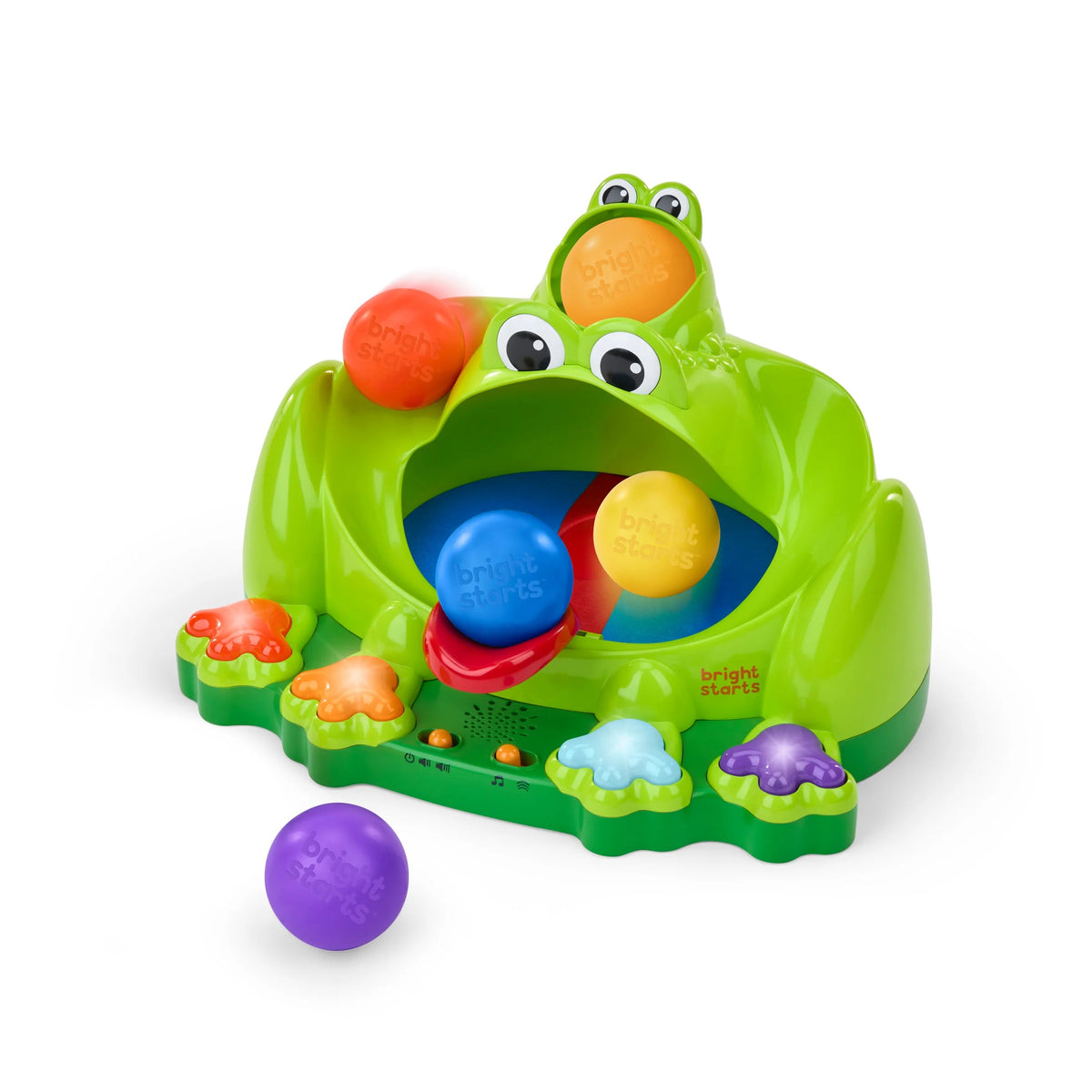Bright Starts Poppin' Ball Frog Ball Play Toy
