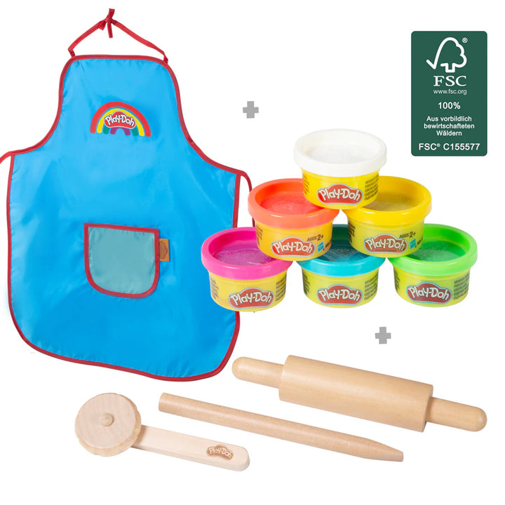 Play-Doh Wooden Play Set with Apron