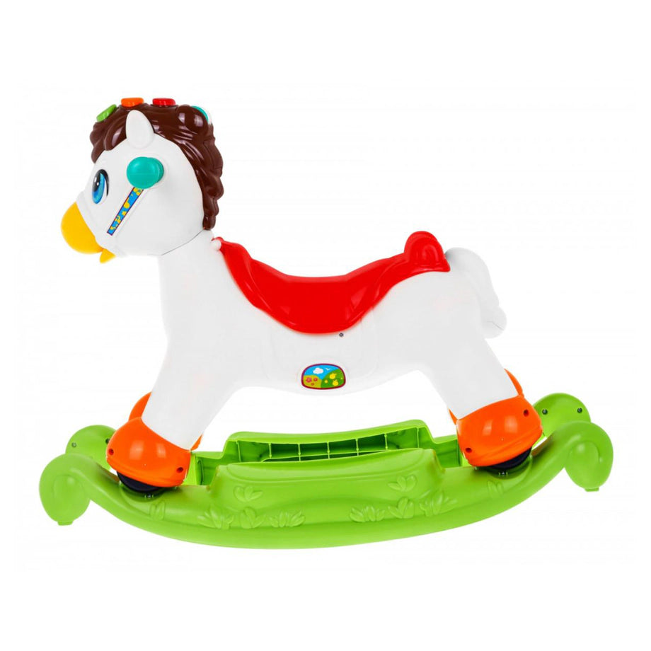 Hola Toys 2-In-1 Rocking/Riding Pony