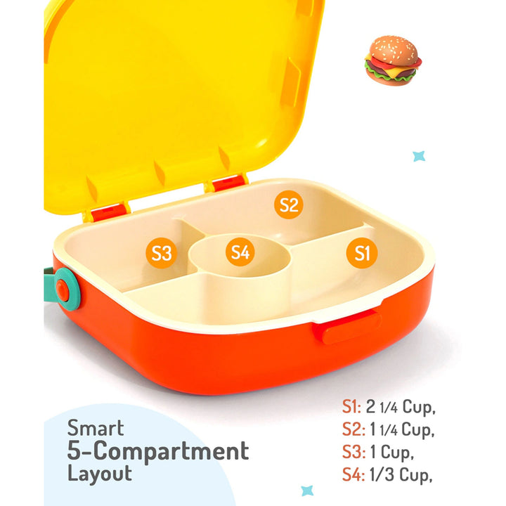 Bonfino Lunch Box (Yellow and Orange)