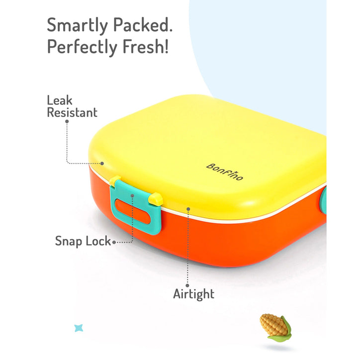 Bonfino Lunch Box (Yellow and Orange)