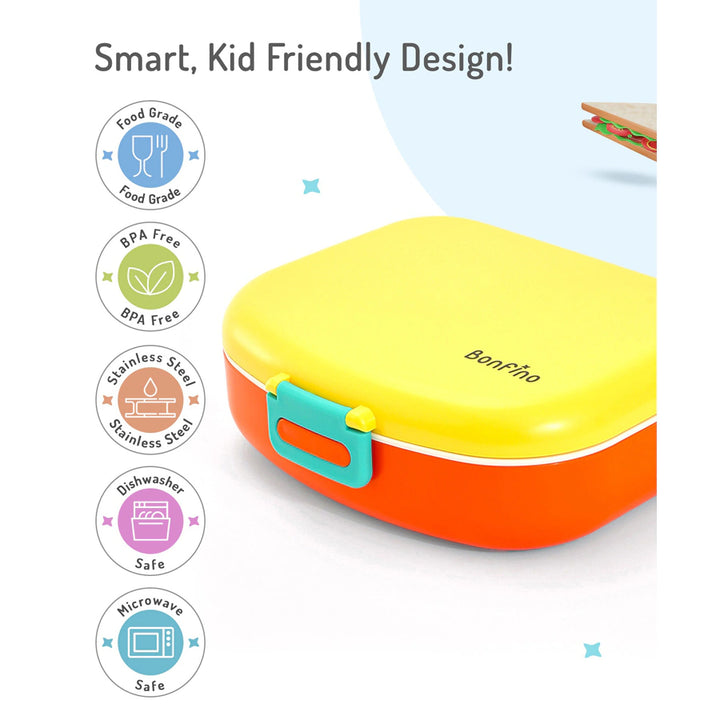 Bonfino Lunch Box (Yellow and Orange)