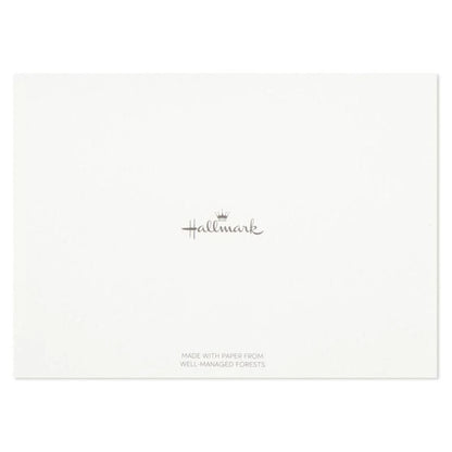 Hallmark Glittery Gold Hearts Blank Note Cards (Pack of 10)