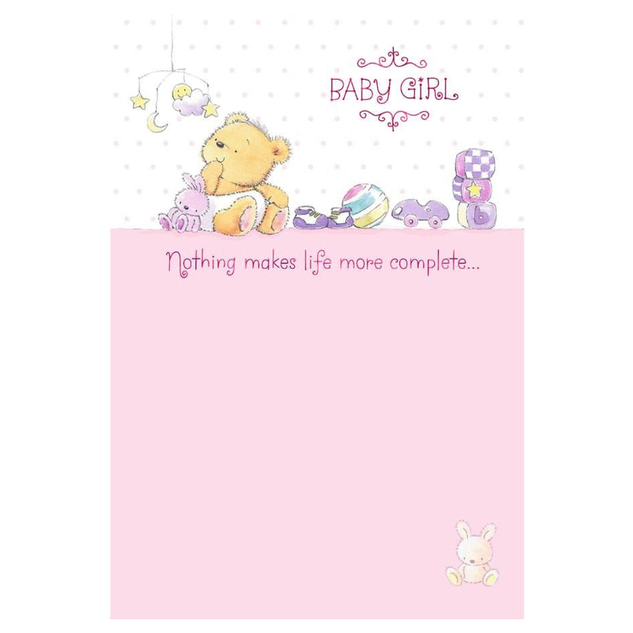 Hallmark Baby Girl! Nothing Makes Life More Complete