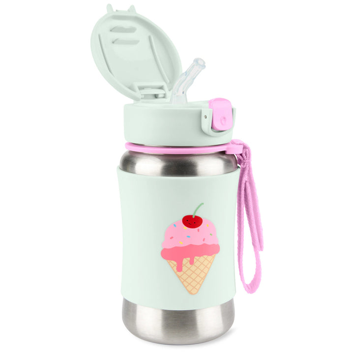 Skip Hop Spark Style SS Straw Bottle Ice Cream