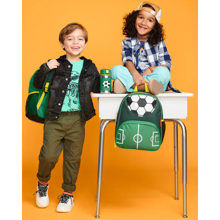 Skip Hop Spark Style SS Straw Bottle Football