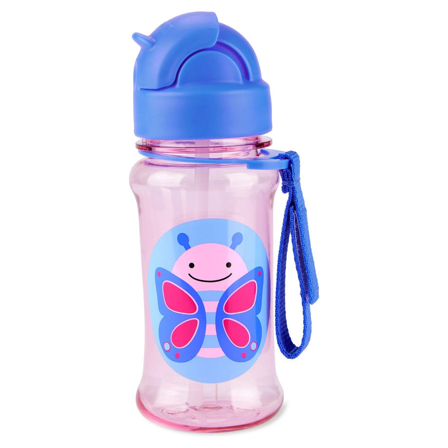 Skip Hop Zoo Tritan Straw Bottle (Butterfly)