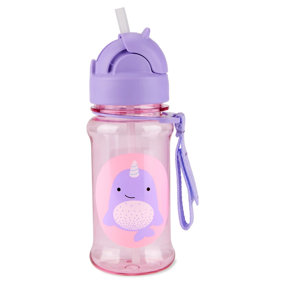 Skip Hop Zoo Tritan Straw Bottle (Narwhal)