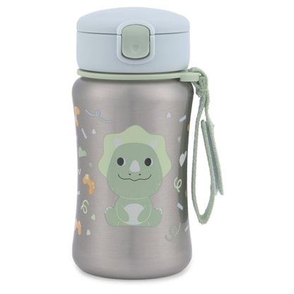 Skip Hop Besties Squad Stainless Steel Straw Bottle (Dino)