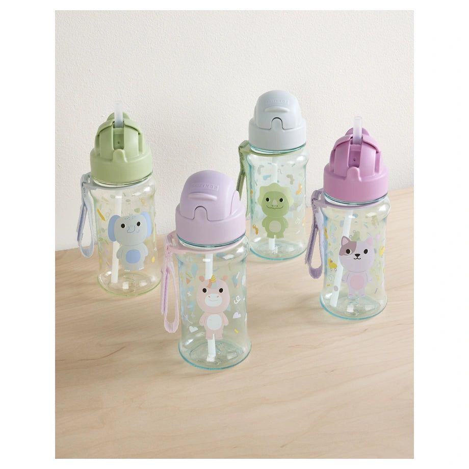 Skip Hop Besties Squad Straw Bottle (Elephant)