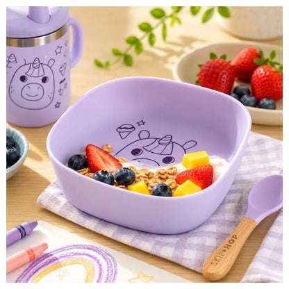 Skip Hop Besties Squad Silicone Bowl (Purple)